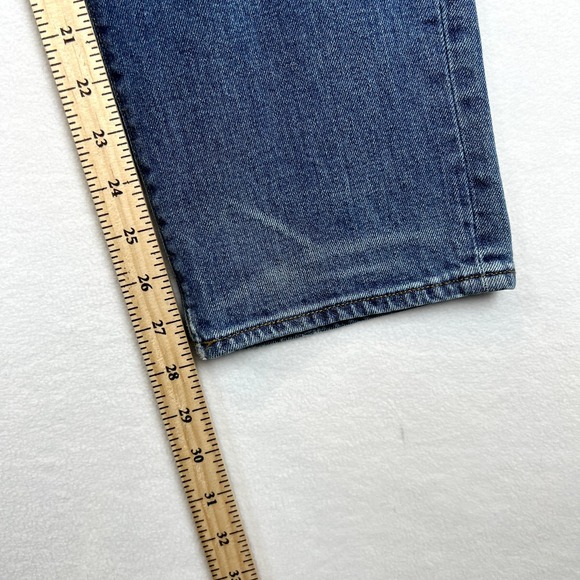 J Crew 770 Jean Men 34x30 Straight Fit Dark Wash Blue Classic Denim J.Crew - Picture 10 of 12